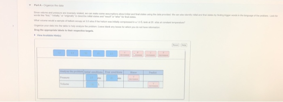 Part A. Organize the data Drag the progrebots to the resectie targets View