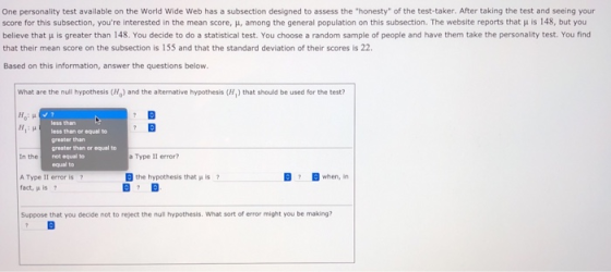 One personality test available on the World Wide Web has a subsection designed to assess the honesty of the test-taker. Aft