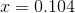 I=0.104