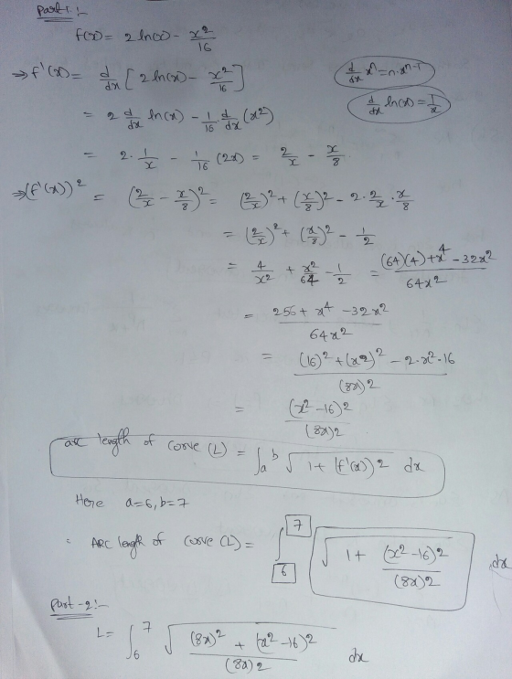 partia fox = 2 lnoo - x² >F6-da (2600 ] on 16 2 In 1 =- = 2.5 to (20) = ? ano 5F(G)- E-) - BD2+(32-2- = 3)² + ( 2 ) 2 - + L (