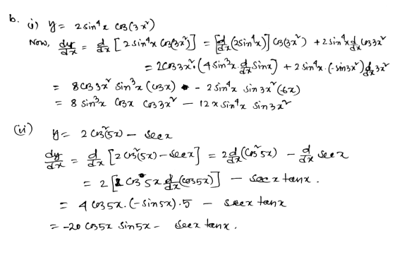 b.“) ya 2sinde CB (3x) Now, dur= f [2 sinta (332)] = f (asin x)] CBB%) + 2 sinted (33ř -200333+ (4 sina sina] + 2 sine. [-xin