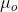 \mu _{o}