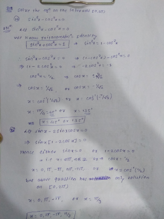 2. sin21-cos2れ。 2. on 匸0121T)