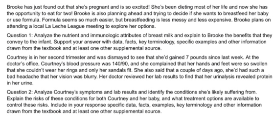 Brooke has just found out that shes pregnant and is so excited! Shes been dieting most of her life and now she has the oppo