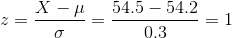 54.5-54.2 0.3 X-μ