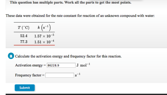 This question has multiple parts. Work all the par