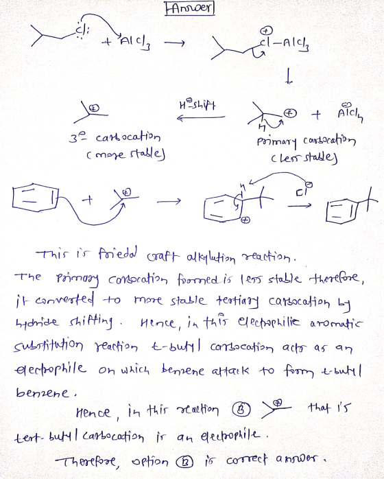 Anrer chi + Alc -> el-Alch Heshift to h 3 cartocation (more stable] + Aldly primary corporation Clest stable) f 1 This is fri