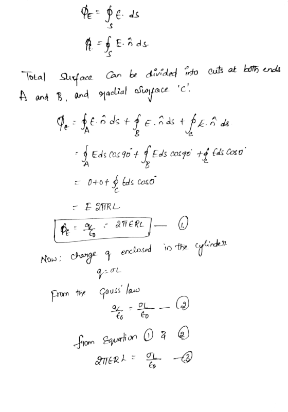 pege. ds 4-68. ô ds. Total surface can be divided into cuts at both ends A and B, and gadial Surface C Pe spate ods + g Eid