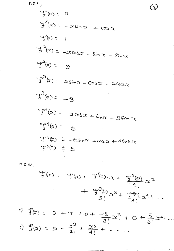 nows, f(0) = 0 f(x) = -xsinac + cosa 30 = 1 3 0 - 2 cosa - Sina - din a 8²0) = 0 up a Sina-coso - 2Cosa f(0) = -3 YA (x) = xc