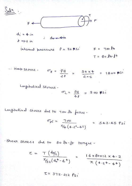 よ=0.4 in 8oo PSI Longitudinal stress 4 (4.22-42 sh еал St.ru,, dulto 80.[b-dt tongus 16x80x12×4-2 K (4 24- 44