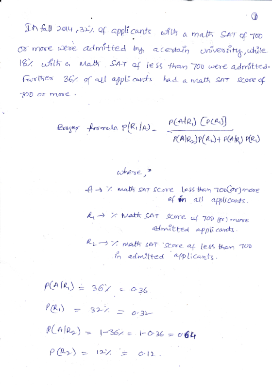 n fall 20143 appli cants f U a mat SAT oTOo mose were admítted by acextain univesity,uhile Math SA7 ofle ss then 7o0 wexe adm