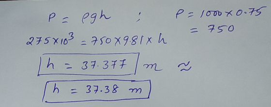 = 750 Р: egh P= Jov xo-75 315 x3 = 750x981 x | h - 37 377 то b = 37.38 m )
