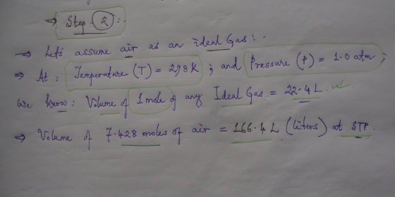 Star Tderl Gas keti ad an assune aur and Presure (t) - 1ootm AtJemperatare (T)- 28k Ldeal Gas=2R 4 L . Bwreresalame Imde 166-