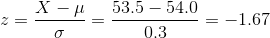 53.5-54.0 0.3 X-μ