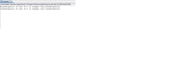 Console <terminated> test [Java Application] C:\Program Files Javaljre6bin javaw.exe (Dec 19, 2015 4:14:52 PM) ousePropertyl