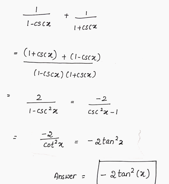 2. -2 2 Cot2χ - _2tan 22 2