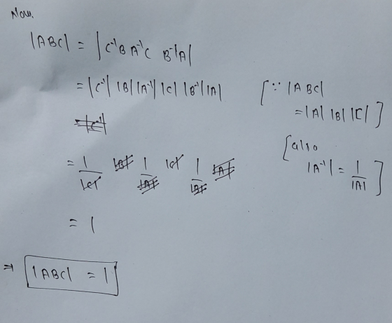 Now, |ABC l = (conte Bial = 1<\1611a| 1cl lellin [:(ABCI tall =1m1 181 161] [also EIBT I IX ler tat All = 1 LBF Intl ) ) T L