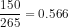150 265 0.566
