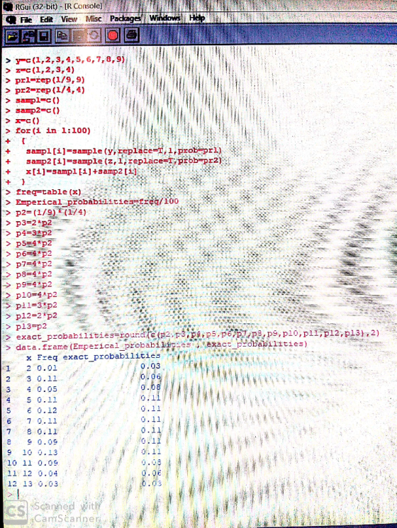 RGui (32-bit) - [R Console] File Edit View Misc Packages Windo > y=c(1,2,3,4,5,6,7,8,9) > z=c(1,2,3,4) > prl-rep (1/9,9) > pr