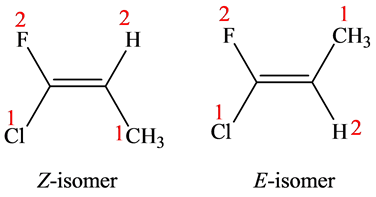 2
2
CI
ICH:
Z-isomer
E-isomer
