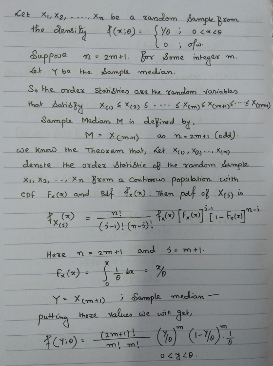 , Xn be a xam So the ardex Stalishies ane the randam variable Sarmple Madion M in deind by an m-2mtl Oda ider-Shah She-of-the random. ample ulation cwith x) am 0-1 n- 121 x (2) 20 0d 29