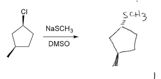 CI SCH3 NaSCH3 w day DMSO amms