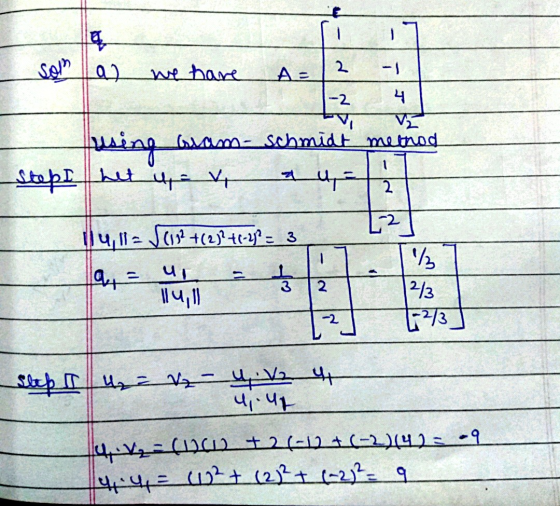 som La we have - wsing cram- schmidt meinad Glam- SC method العندلاعهمبطنطاليا to b 04,11- JC132 +(2)? +(-21? = 3 12] [23] ح