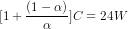 (1- a)