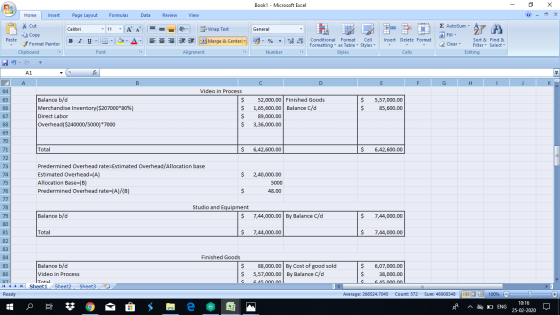 Book1 - Microsoft Excel - X Home Insert Page Layout Formulas Data Review View * Cut Copy Calibri - General 1 Wrap Text Merge