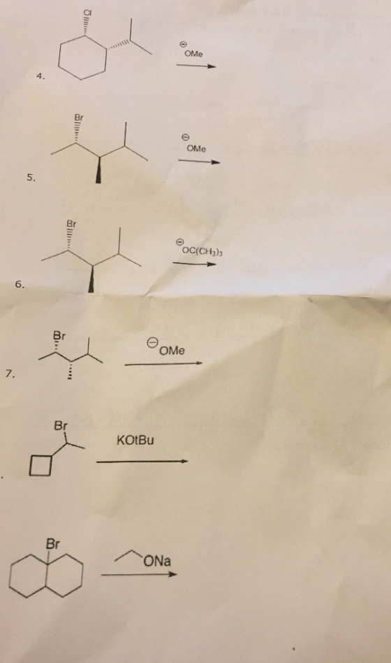 OMe OME OC(CH3)3 Өоме KOtBu ONa