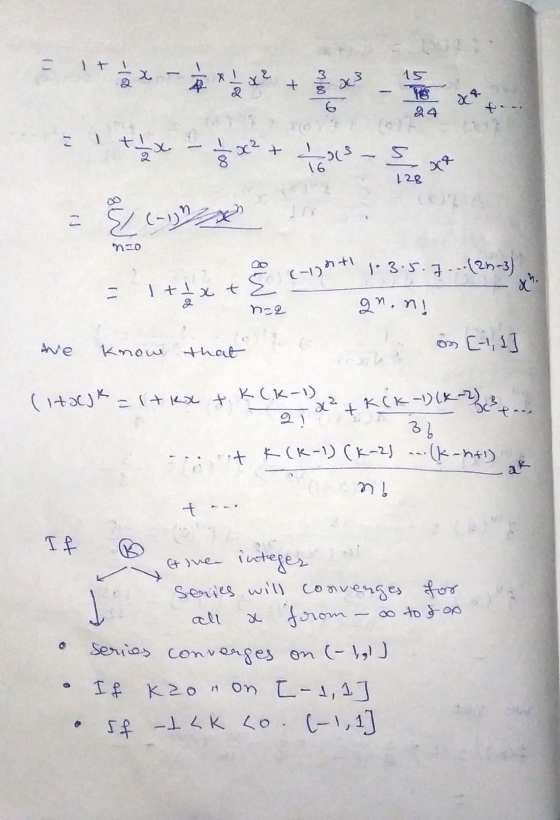 -160 = 1 + 2 x – 1 3 2 ² + 1 - 5 2 x Eittxt § 3-13** 1-3-5.7.-(2-3) ne on.nl we know that (Hajk = 1+ka & K CK-1) 2 2 - x² +