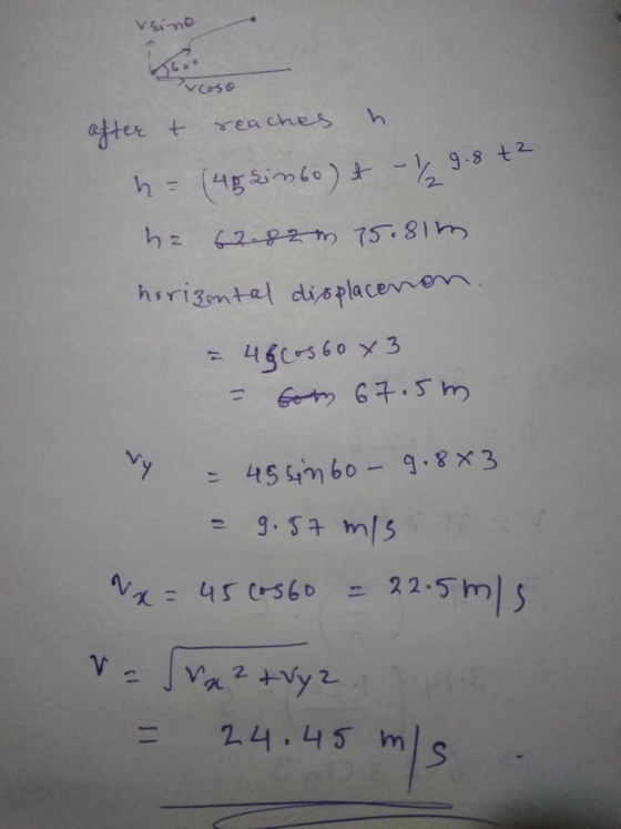 乙。 attert renches h hiri3ntal displacernom 45c,m 60-9-8x3 - 2.4.45 m