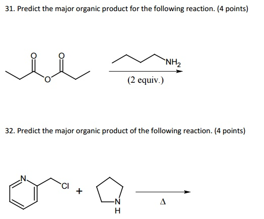 Predict the major organic product of the following