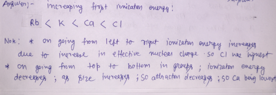 Avawen)imereaping fpt nitahan energy Rb K Ca Cl geing trom let to t owitatan entryy imereayg inereepe in e Hech ve nuckea cln