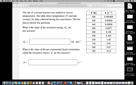 Preview File Edit View Go Tools Window Help $ 88% Fri 4:10 AM Q E Screen Shot 2020-03-19 at 9.10.34 PM IQ Û Z @ Q Search Lab