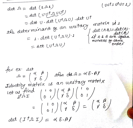 t&i determuinant g an untag 1.dct u tJ.リ.」 = order