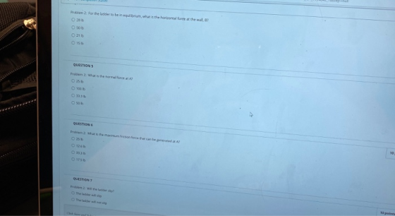 Problem 2: For the bider to be in the fore the wat O 50 216 O 15 QUESTIONS Problem: What 100 O QUESTIONS OS O 126 175 QUESTIO