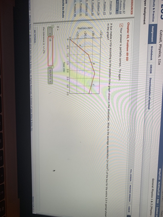 Cutnell, Physics, 11e Time rth)