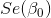 Se(\beta_0)