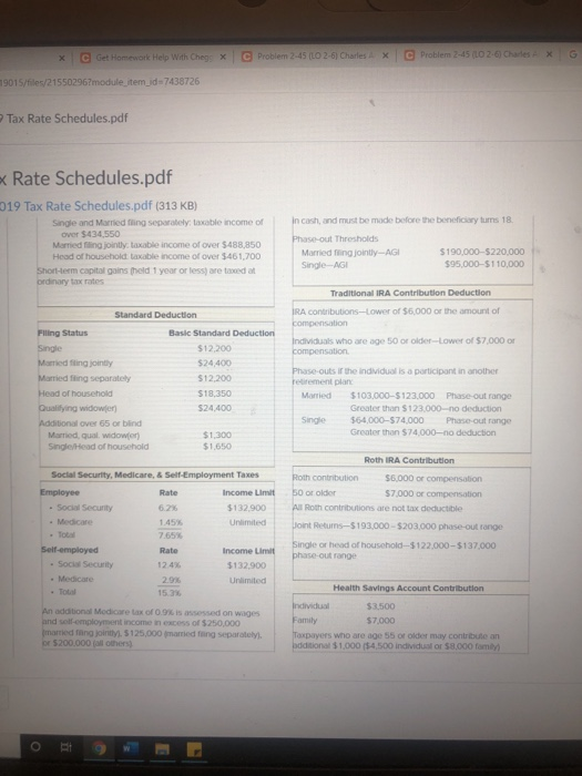 C Get Homework Help With Chenx C Problem 2-45 (LO 2-6) Charles X C Problem 2-45 (1026) Charles X G 19015/files/215502967modul