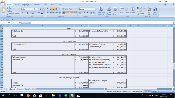 Book1 - Microsoft Excel - X Home Insert Page Layout Formulas Data Review View * Cut Copy Calibri - General D LE Paste Format