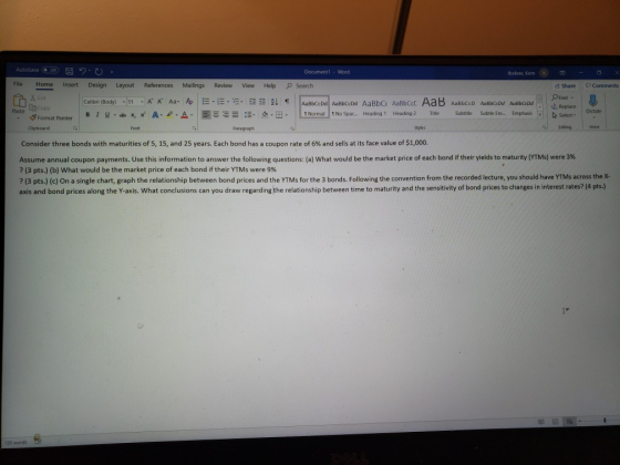 Document1 - Word AutoSave on ile Home S Insert Review ViewHelp 2-0- Design Layout References Mailings Calibr (Body) - 11 A A