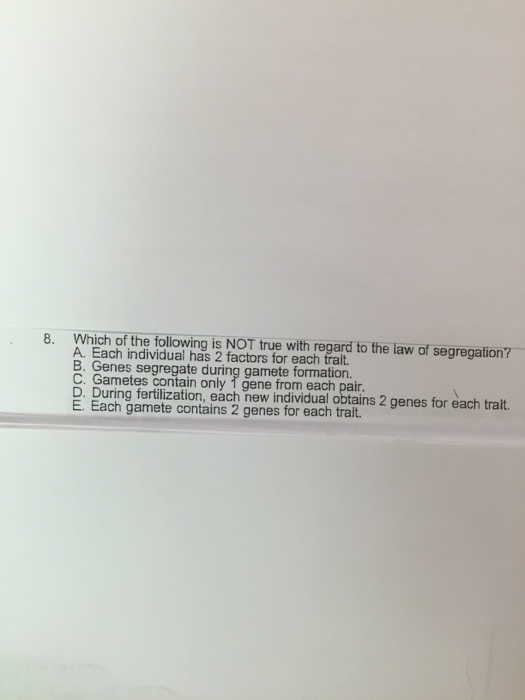 Which of the following is NOT true with regard to