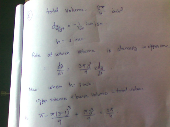 told Volume loo Rade at ich Volume i decreala in opper me ubet volume ,tbwen velume