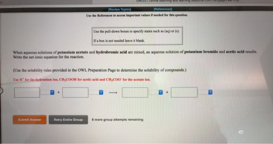 [Review Topical References Use the References to access important values if needed for this question. Use the pull-down boxes