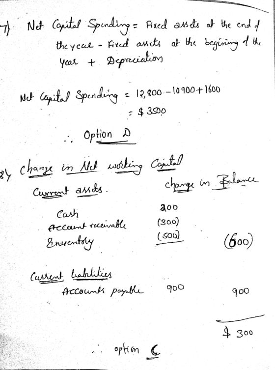 -1, 200 10900+1600 Option Д 30 0 (300) ( s00) Cash 900 200