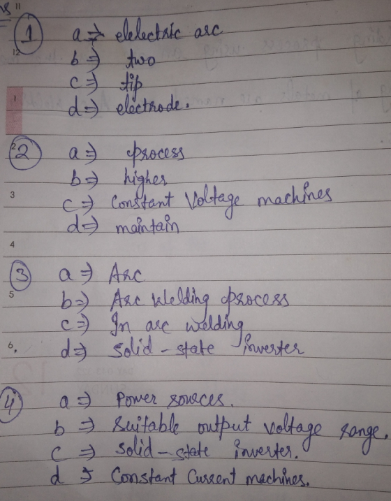 aut elelectric arc 6t two ca tip do) electrode, a process bt higher Constant Voltage machines de maintain 3 4 5 a = Arc b) Ax