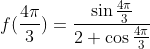 sin SC ) = 2 + cos