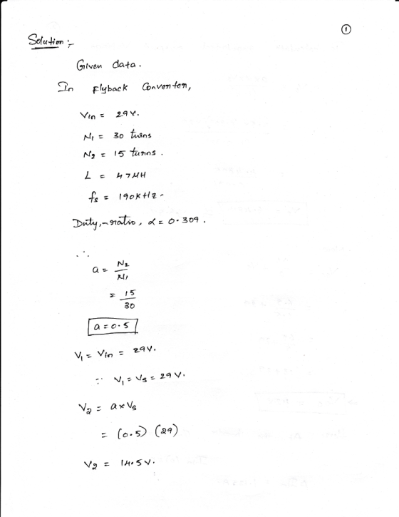 Solution - Given data. よ !5 3o