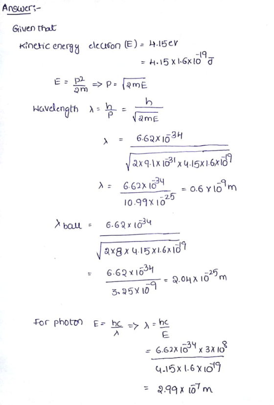 Ancwers Griven that -19 2. &mE 6.63x 1O 3H 34 9 0.6 Y lOm 2. 10.90 6.62 2. 9 3, 35X o 34 4.15x1.8%IO19